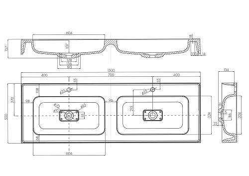 Раковина Aquaton Ричмонд 150 1A70573KRD010 Раковина Aquaton Ричмонд 150 1A70573KRD010