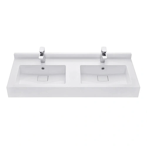 Раковина Aquaton Сакура 120 1A72433KSK010 две чаши Раковина Aquaton Сакура 120 1A72433KSK010 две чаши