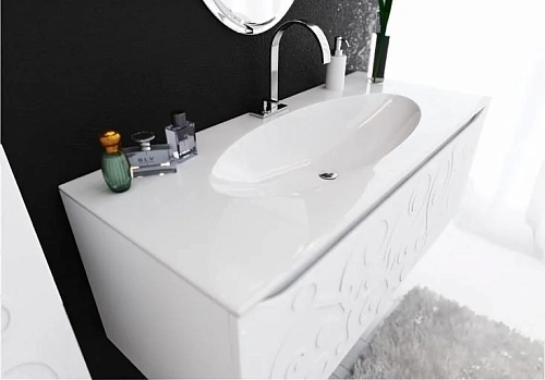 Раковина Aqwella Elegance 120 El.12.04.D 1200х510х133 мм Раковина Aqwella Elegance 120 El.12.04.D 1200х510х133 мм