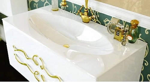 Раковина Aqwella Elegance 120 El.12.04.D 1200х510х133 мм Раковина Aqwella Elegance 120 El.12.04.D 1200х510х133 мм