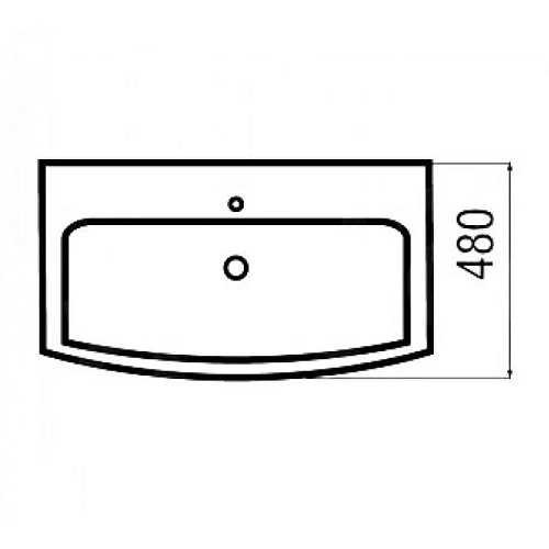 Раковина Arcus 330 желтый 2992-02 Раковина Arcus 330 желтый 2992-02
