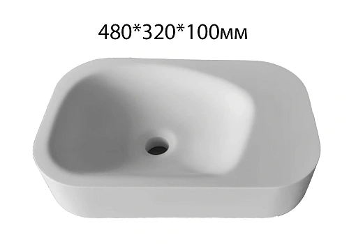 Раковина Armadi Art COLIBRI Corian 902-MW накладная 480x320x100 Matt White Раковина Armadi Art COLIBRI Corian 902-MW накладная 480x320x100 Matt White