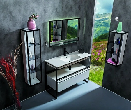 Раковина Armadi Art Vallessi 120 белая глянец керамика 838-120-WG Раковина Armadi Art Vallessi 120 белая глянец керамика 838-120-WG