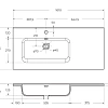 Раковина BelBagno BB1000ETL-L 1010x465 Раковина BelBagno BB1000ETL-L 1010x465
