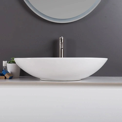 Раковина BelBagno BB1104 630x410 белый Раковина BelBagno BB1104 630x410 белый