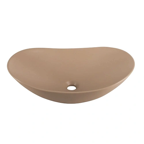 Раковина BelBagno BB1404-H316 605x370x150 бежевая матовая Раковина BelBagno BB1404-H316 605x370x150 бежевая матовая