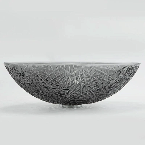 Раковина Boheme 813-B хрустальная черная овальная Раковина Boheme 813-B хрустальная черная овальная