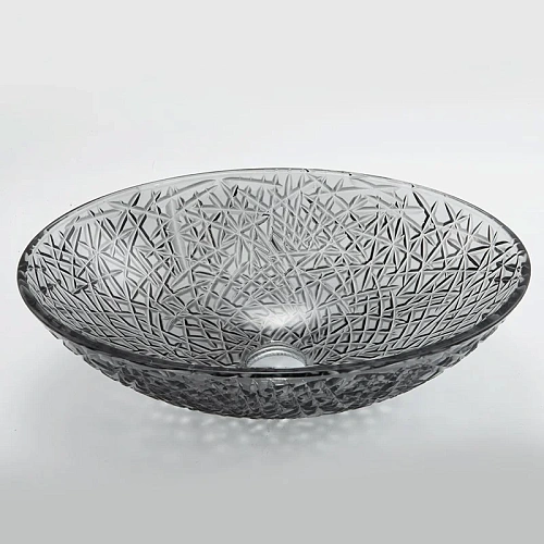 Раковина Boheme 813-B хрустальная черная овальная Раковина Boheme 813-B хрустальная черная овальная