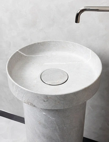 Раковина Boheme Corian 400x130 Amani Grigio 801-GR накладная Раковина Boheme Corian 400x130 Amani Grigio 801-GR накладная