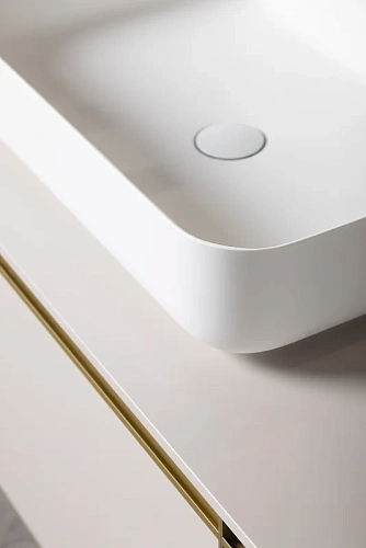 Раковина Boheme Corian белая матовая прямоугольная 600x400x130 879-60-MW Раковина Boheme Corian белая матовая прямоугольная 600x400x130 879-60-MW