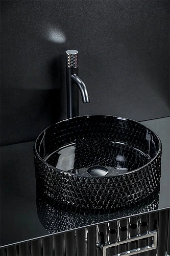 Раковина Boheme круглая хрустальная 817-B Раковина Boheme круглая хрустальная 817-B