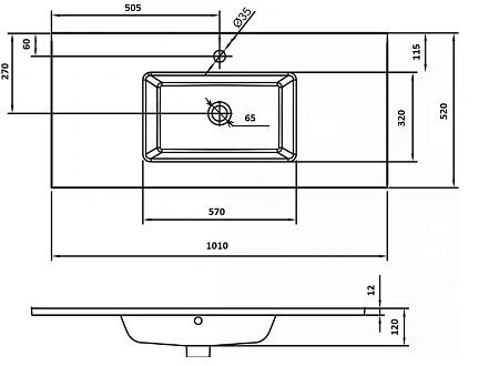 Раковина Boheme стекло 100см моноблок БЕЛАЯ 852-100-WH Раковина Boheme стекло 100см моноблок БЕЛАЯ 852-100-WH