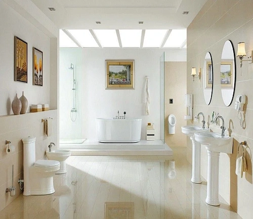 Раковина CeramaLux 2061 напольная, белый Раковина CeramaLux 2061 напольная, белый