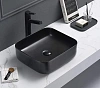 Раковина CeramaLux 2106MB накладная, черный матовый Раковина CeramaLux 2106MB накладная, черный матовый