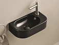 Раковина CeramaLux 78204LB подвесная, черный Раковина CeramaLux 78204LB подвесная, черный