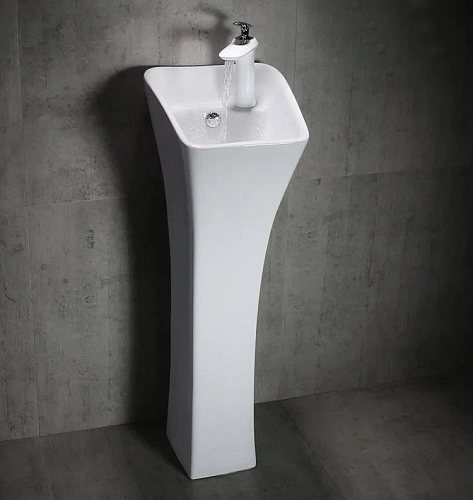 Раковина CeramaLux M9012 напольная, белый Раковина CeramaLux M9012 напольная, белый