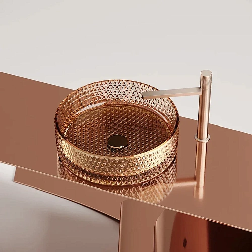 Раковина Ceramica Nova CRISTAL CN6058 бежевый накладная Раковина Ceramica Nova CRISTAL CN6058 бежевый накладная