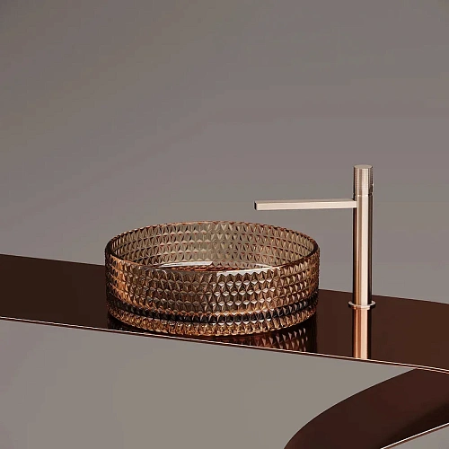 Раковина Ceramica Nova CRISTAL CN6058 бежевый накладная Раковина Ceramica Nova CRISTAL CN6058 бежевый накладная