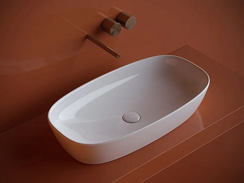 Раковина Ceramica Nova ELEMENT CN5040 белый накладная Раковина Ceramica Nova ELEMENT CN5040 белый накладная