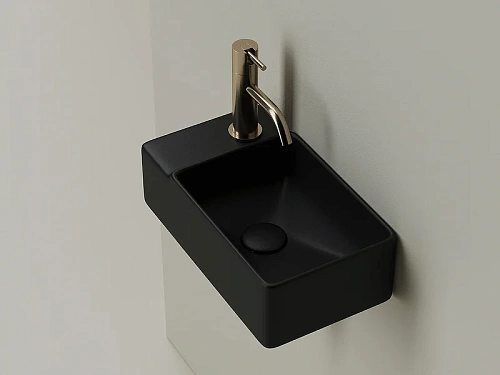 Раковина Ceramica Nova ELEMENT CN5046MB черный матовый подвесная Раковина Ceramica Nova ELEMENT CN5046MB черный матовый подвесная