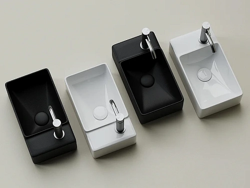 Раковина Ceramica Nova ELEMENT CN5046MB черный матовый подвесная Раковина Ceramica Nova ELEMENT CN5046MB черный матовый подвесная