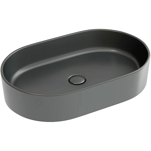 Раковина Ceramica Nova ELEMENT CN6048MDH Темный Антрацит матовый накладная Раковина Ceramica Nova ELEMENT CN6048MDH Темный Антрацит матовый накладная