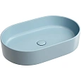 Раковина Ceramica Nova ELEMENT CN6048ML голубой матовый накладная Раковина Ceramica Nova ELEMENT CN6048ML голубой матовый накладная