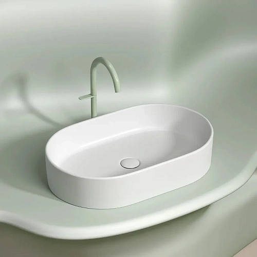 Раковина Ceramica Nova ELEMENT CN6048MW белый матовый накладная Раковина Ceramica Nova ELEMENT CN6048MW белый матовый накладная