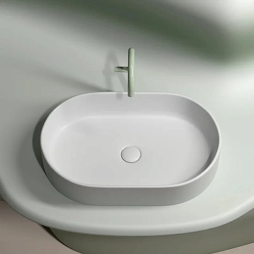 Раковина Ceramica Nova ELEMENT CN6048MW белый матовый накладная Раковина Ceramica Nova ELEMENT CN6048MW белый матовый накладная