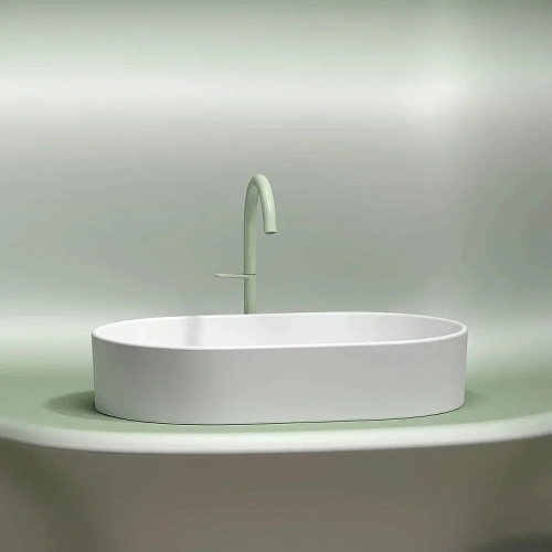 Раковина Ceramica Nova ELEMENT CN6048MW белый матовый накладная Раковина Ceramica Nova ELEMENT CN6048MW белый матовый накладная