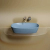 Раковина Ceramica Nova ELEMENT CN6049ML голубой матовый накладная Раковина Ceramica Nova ELEMENT CN6049ML голубой матовый накладная