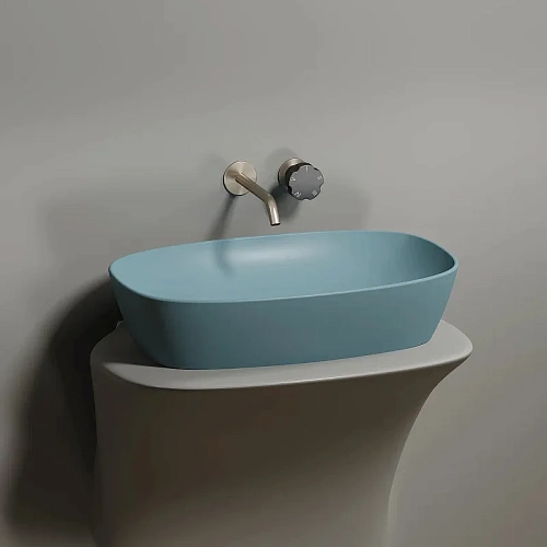 Раковина Ceramica Nova ELEMENT CN6049MLG Зеленый матовый накладная Раковина Ceramica Nova ELEMENT CN6049MLG Зеленый матовый накладная