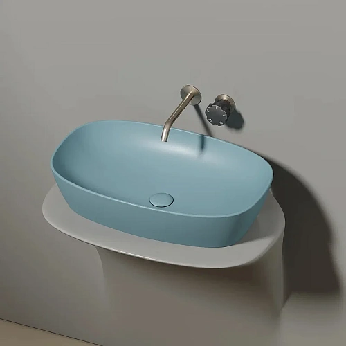 Раковина Ceramica Nova ELEMENT CN6049MLG Зеленый матовый накладная Раковина Ceramica Nova ELEMENT CN6049MLG Зеленый матовый накладная