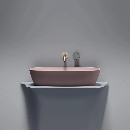 Раковина Ceramica Nova ELEMENT CN6049MP Розовый матовый накладная Раковина Ceramica Nova ELEMENT CN6049MP Розовый матовый накладная