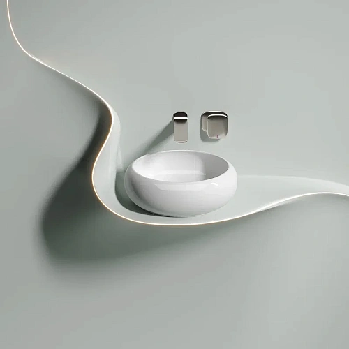 Раковина Ceramica Nova ELEMENT CN6050 белый накладная Раковина Ceramica Nova ELEMENT CN6050 белый накладная