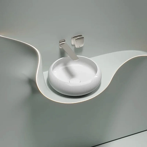 Раковина Ceramica Nova ELEMENT CN6050 белый накладная Раковина Ceramica Nova ELEMENT CN6050 белый накладная