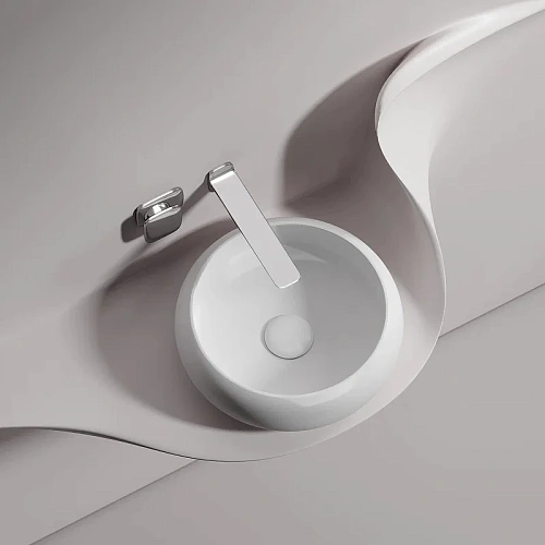 Раковина Ceramica Nova ELEMENT CN6050MW белый матовый накладная Раковина Ceramica Nova ELEMENT CN6050MW белый матовый накладная