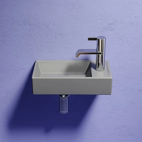 Раковина Ceramica Nova ELEMENT CN6051LMH Антрацит матовый подвесная Раковина Ceramica Nova ELEMENT CN6051LMH Антрацит матовый подвесная