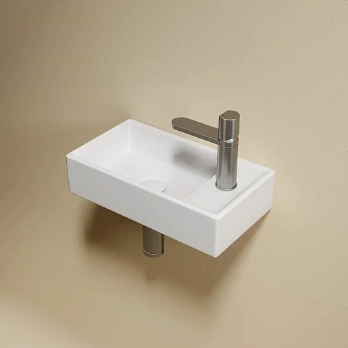 Раковина Ceramica Nova ELEMENT CN6051LMW белый матовый подвесная Раковина Ceramica Nova ELEMENT CN6051LMW белый матовый подвесная