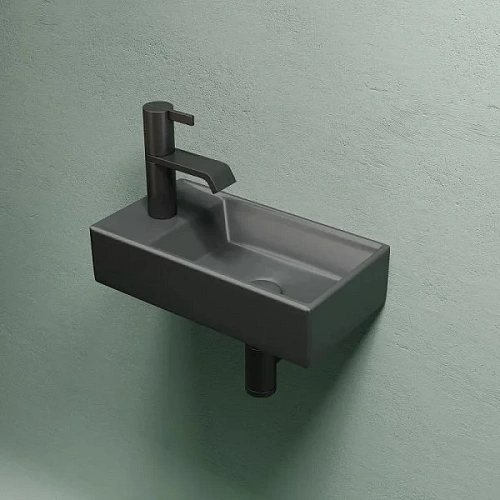 Раковина Ceramica Nova ELEMENT CN6051RMDH Темный Антрацит матовый подвесная Раковина Ceramica Nova ELEMENT CN6051RMDH Темный Антрацит матовый подвесная