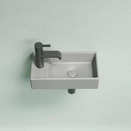 Раковина Ceramica Nova ELEMENT CN6051RMH Антрацит матовый подвесная Раковина Ceramica Nova ELEMENT CN6051RMH Антрацит матовый подвесная