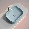 Раковина Ceramica Nova ELEMENT CN6052ML голубой матовый накладная Раковина Ceramica Nova ELEMENT CN6052ML голубой матовый накладная