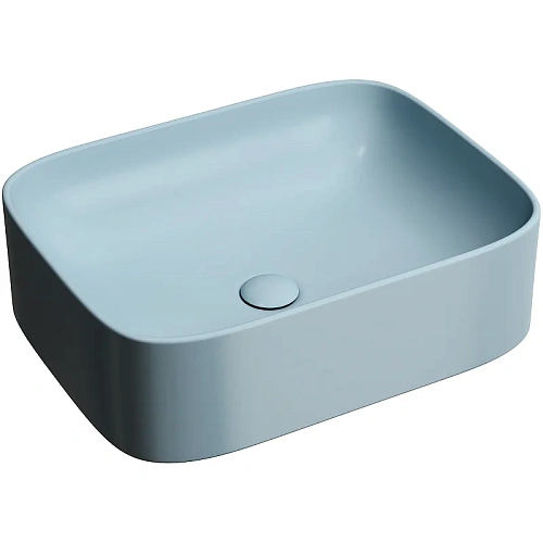 Раковина Ceramica Nova ELEMENT CN6052ML голубой матовый накладная Раковина Ceramica Nova ELEMENT CN6052ML голубой матовый накладная