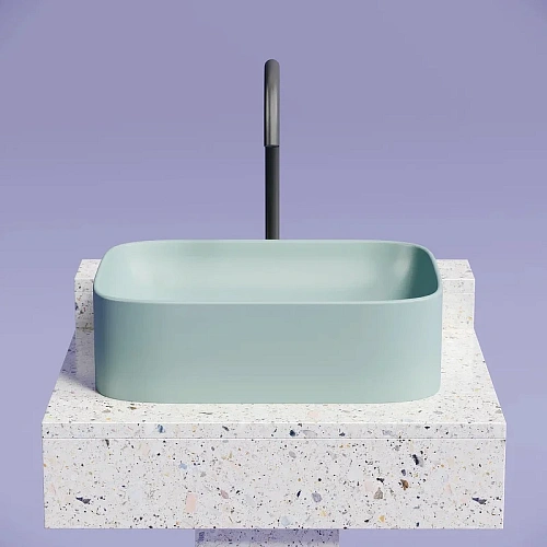 Раковина Ceramica Nova ELEMENT CN6052MLG Зеленый матовый накладная Раковина Ceramica Nova ELEMENT CN6052MLG Зеленый матовый накладная