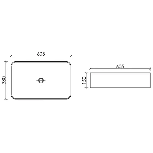 Раковина Ceramica Nova ELEMENT CN6053 белый накладная Раковина Ceramica Nova ELEMENT CN6053 белый накладная