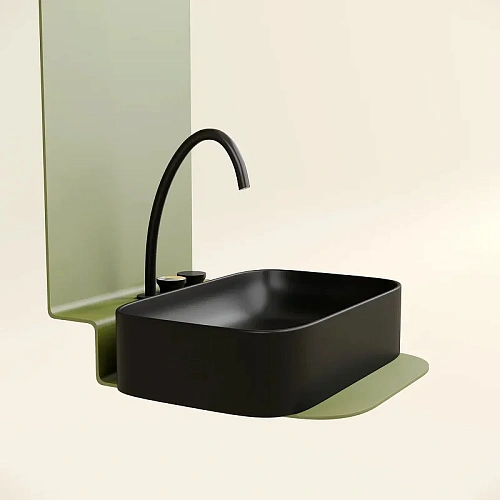 Раковина Ceramica Nova ELEMENT CN6053MB черный матовый накладная Раковина Ceramica Nova ELEMENT CN6053MB черный матовый накладная