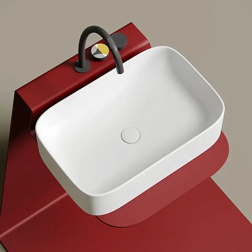 Раковина Ceramica Nova ELEMENT CN6053MW белый матовый накладная Раковина Ceramica Nova ELEMENT CN6053MW белый матовый накладная