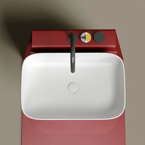 Раковина Ceramica Nova ELEMENT CN6053MW белый матовый накладная Раковина Ceramica Nova ELEMENT CN6053MW белый матовый накладная