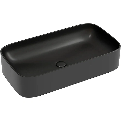 Раковина Ceramica Nova ELEMENT CN6054MB черный матовый накладная Раковина Ceramica Nova ELEMENT CN6054MB черный матовый накладная