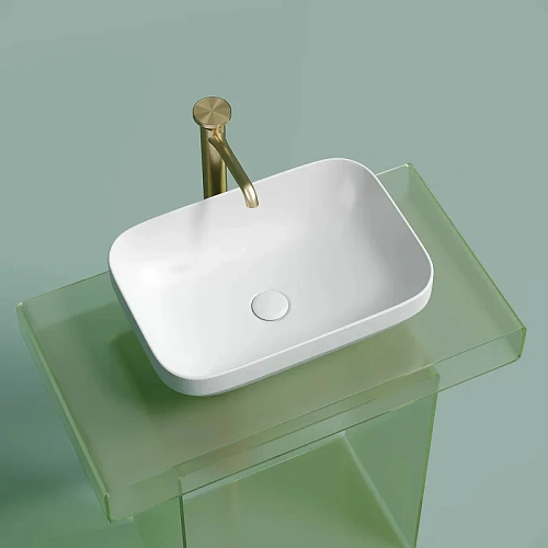 Раковина Ceramica Nova ELEMENT CN6055MW белый матовый накладная Раковина Ceramica Nova ELEMENT CN6055MW белый матовый накладная